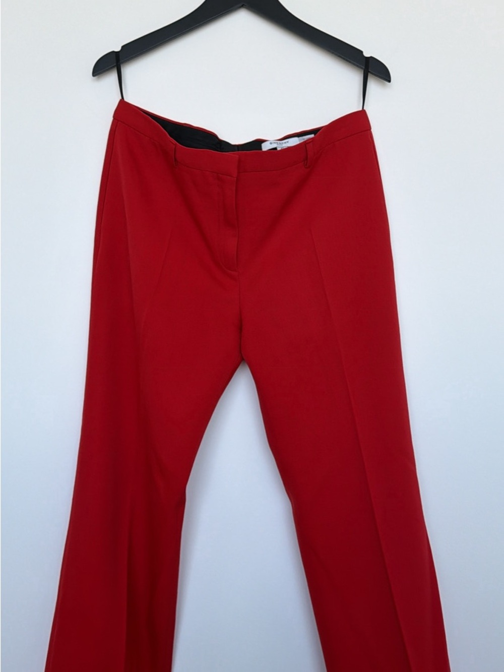 Givenchy Red Straight-Leg Trousers
